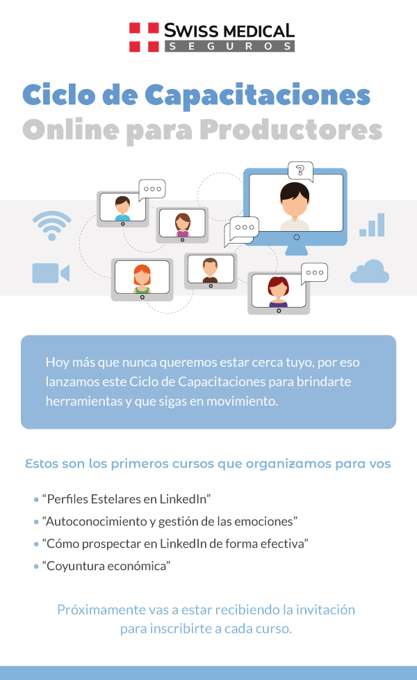 ciclo capacitaciones online productores swiss medical seguros