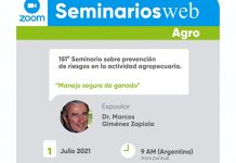 Prevenir: seminario sobre riesgos en la actividad agropecuaria uart prevenir seminario riesgos actividad agropecuaria julio 2021