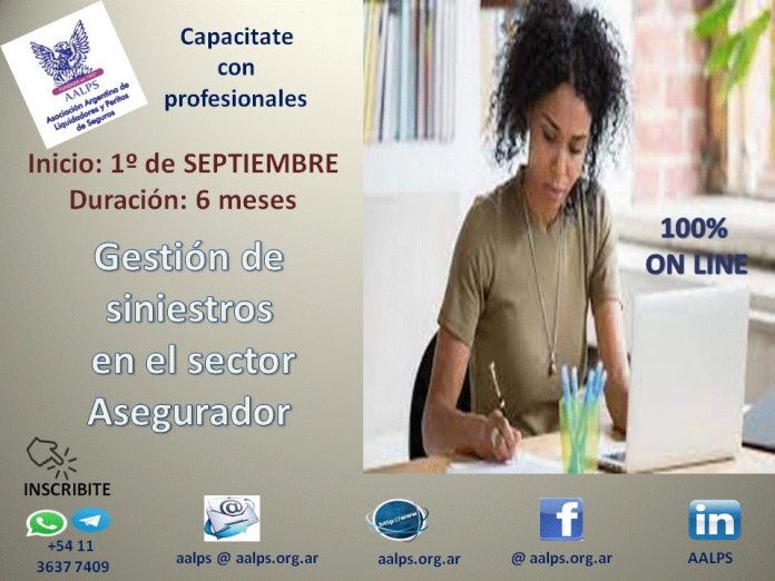 aalps curso gestión siniestros sector asegurador septiembre 2021