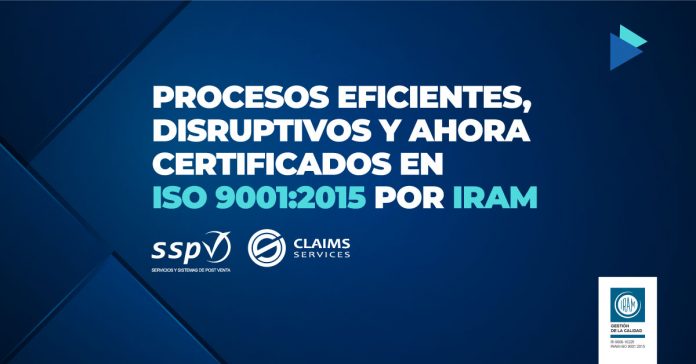 sspv certificación iso 9001:2015 iram