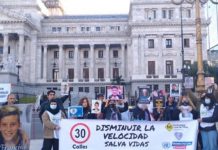 luchemos vida ciudades reducción velocidad circulación calles
