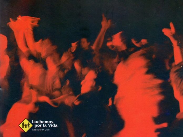 luchemos por la vida consumo drogas ilegales volante