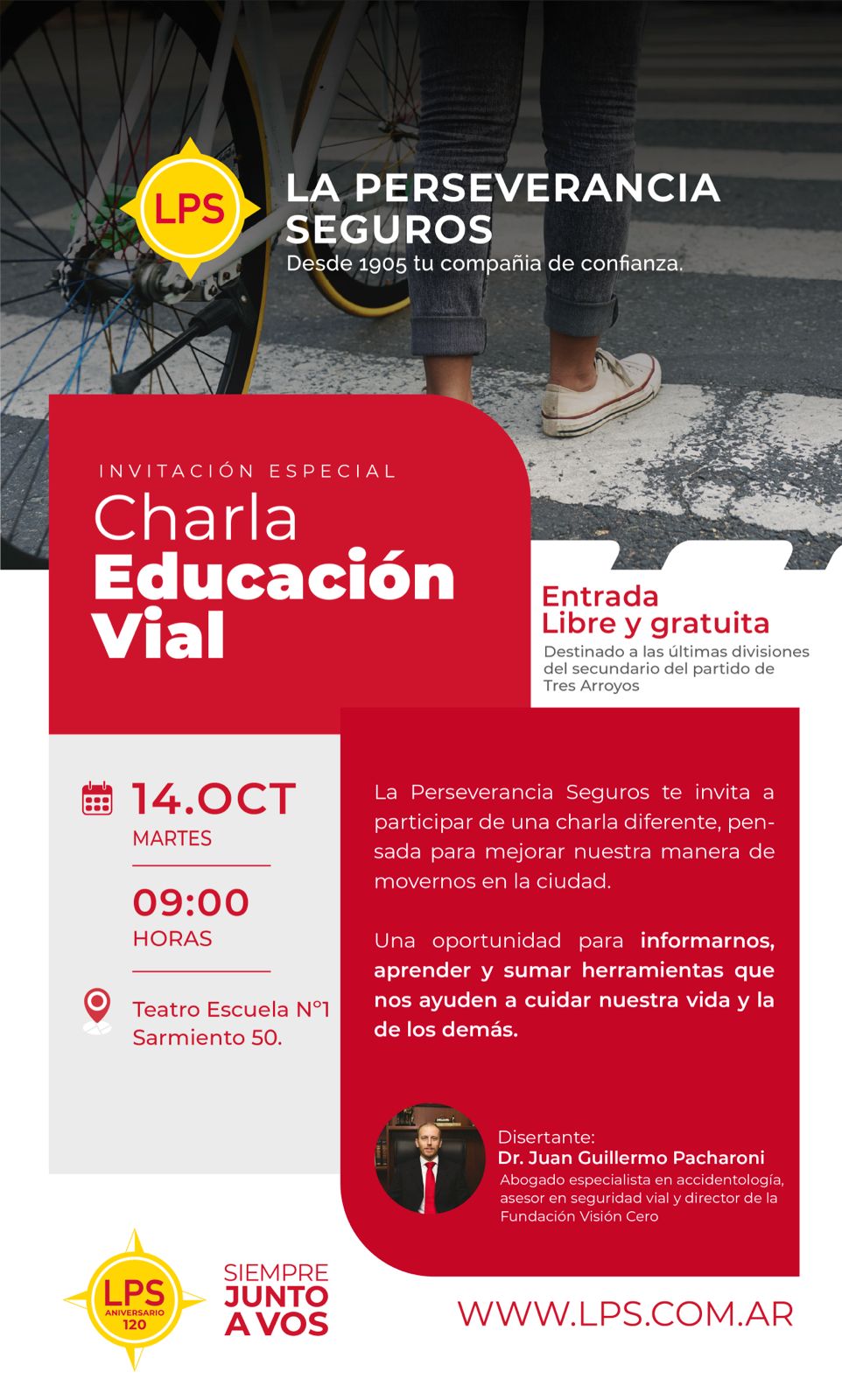 La Perseverancia Seguros está llevando a cabo, como parte de su 120° aniversario, distintas actividades y propuestas que involucran a la comunidad e invitan a públicos de distintas edades a participar.