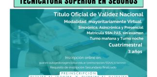 ifts tecnicatura seguros 2026